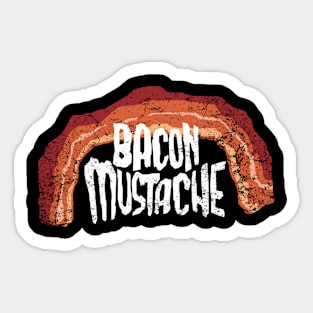 Bacon Mustache Sticker